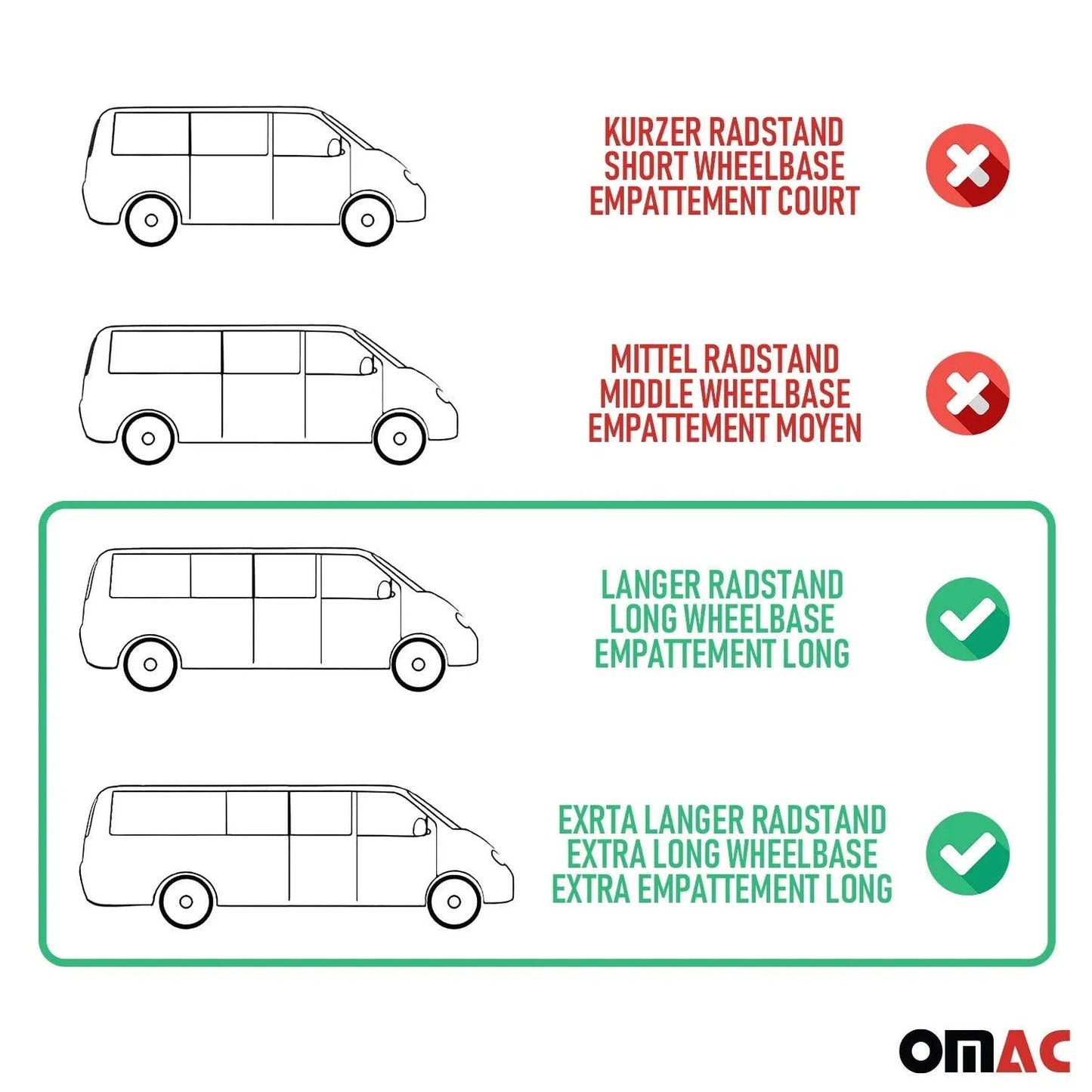 2014-2025 RAM ProMaster L3 Long WB Side Window Curtain Double Sliding Black