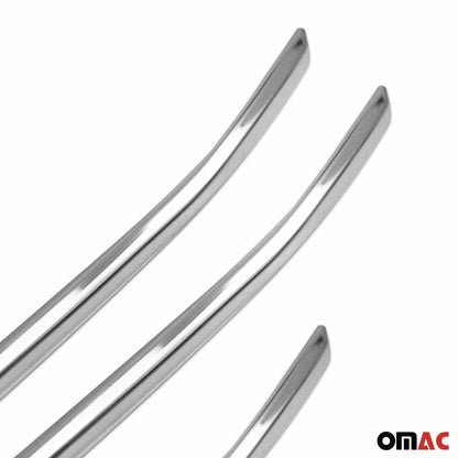 2021-2025 Ford Transit Front Bumper Grill Trim Molding Stainless Steel Silver 4 Pcs