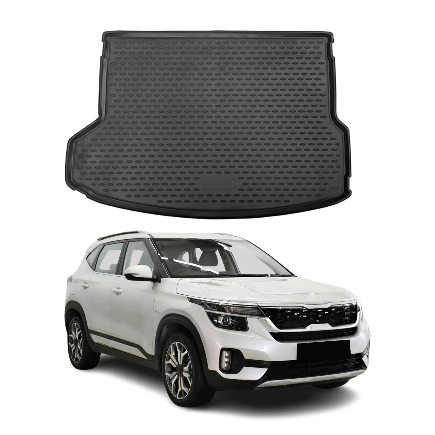 2021-2026 Kia Seltos 4WD Cargo Liner Trunk Mat All Weather Upper Trunk with Subwoofer