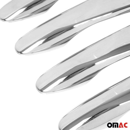 OMAC Car Door Handle Cover Protector for Nissan Rogue Sport 2014-2023 Steel 8 Pcs 5023043