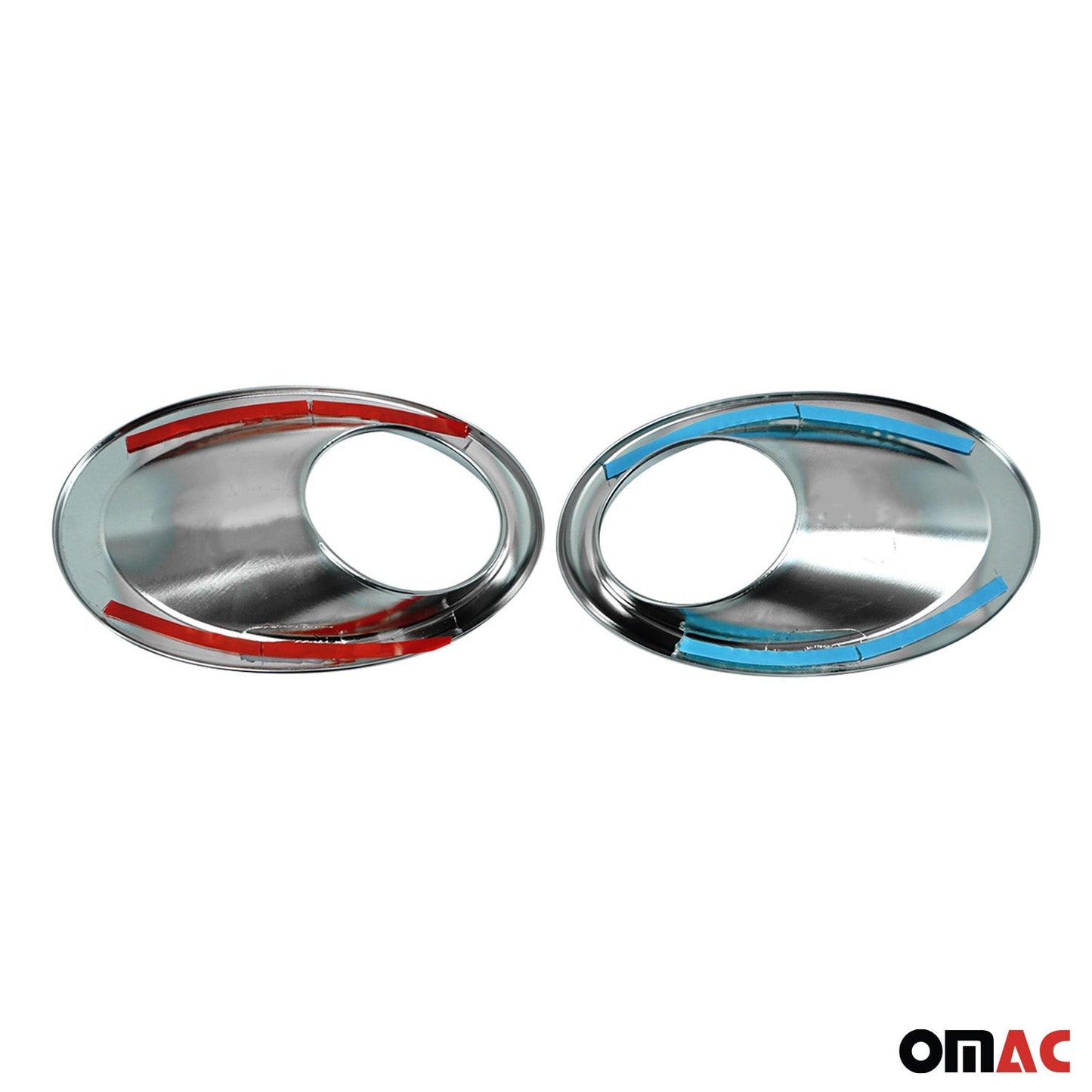 OMAC Fog Light Lamp Bezel Cover for Toyota Corolla 2014-2019 Wagon Silver 2 Pcs 7040103