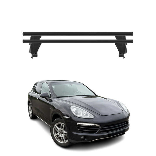 2011-2018 Porsche Cayenne Roof Rack Cross Bars Black