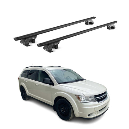 2009-2011 Dodge Journey Roof Rack Cross Bars Black