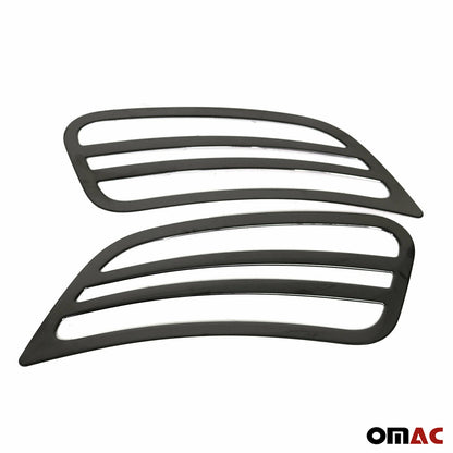 OMAC Front Bumper Grill Trim for Mercedes Sprinter W907 910 2019-2024 Steel Dark 2x 4745088B