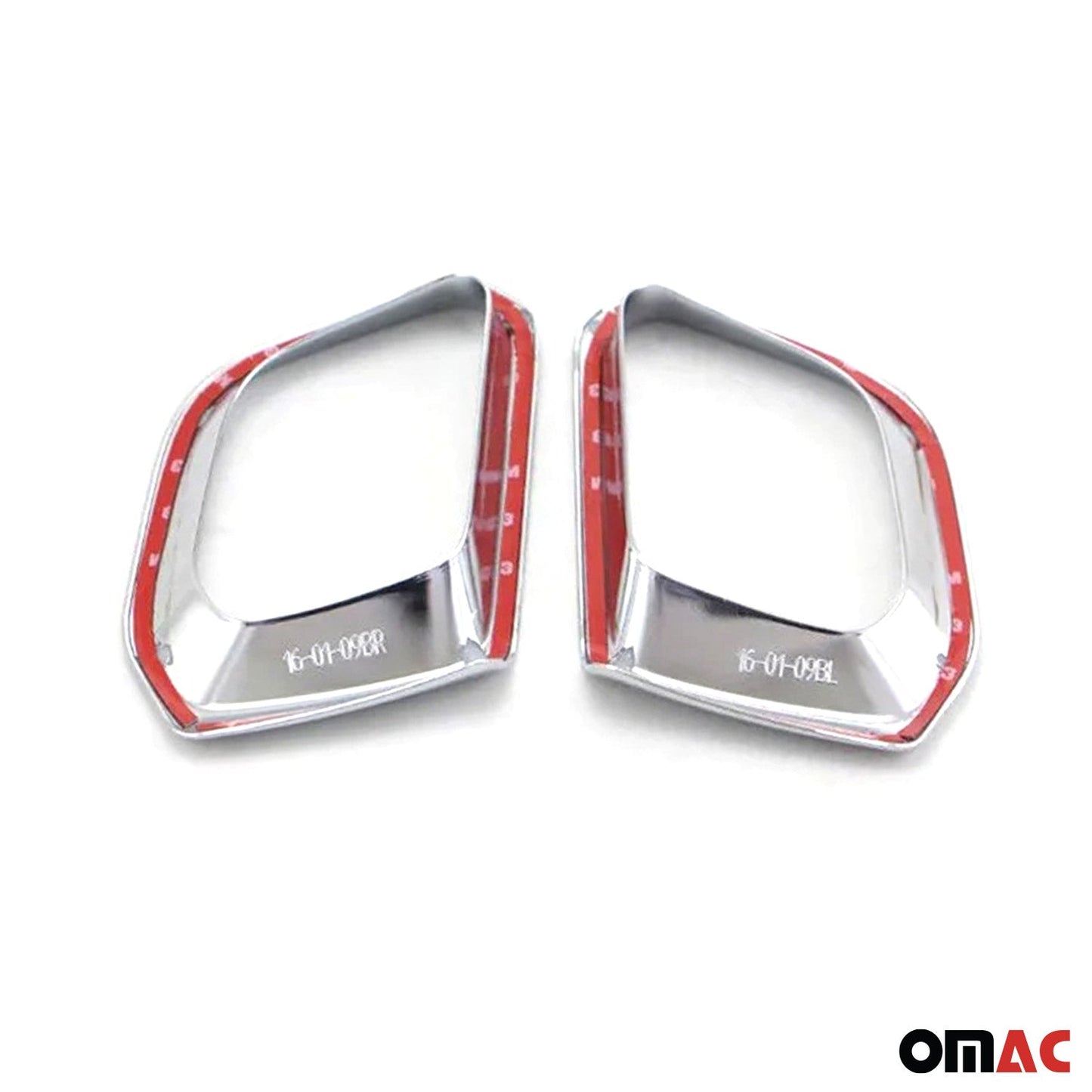 OMAC Fog Light Lamp Bezel Cover for Jeep Cherokee 2014-2023 Silver 2 Pcs 1701103U