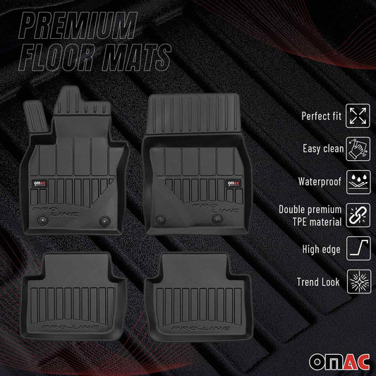 2019-2025 Mazda 3 Premium Floor Mats Liners Full Set All Weather Heavy Duty