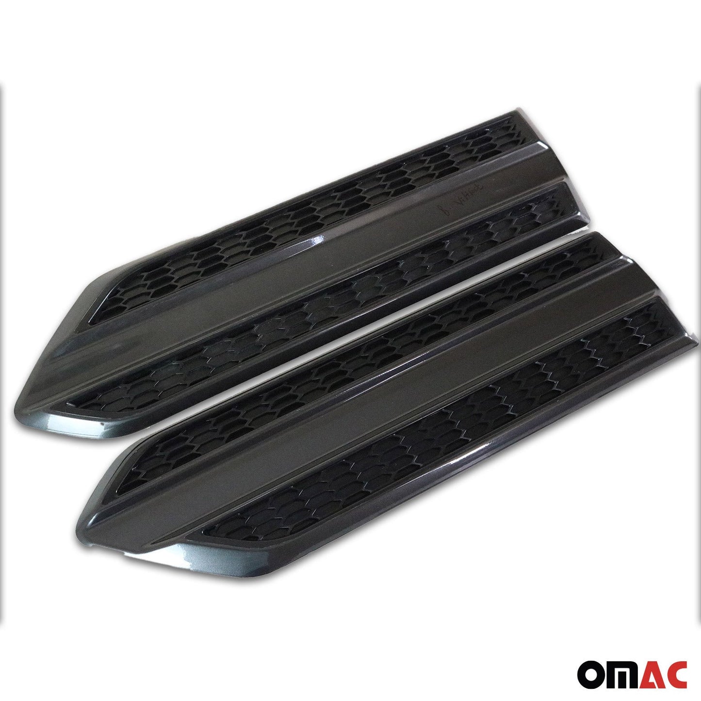 OMAC Side Door Molding Trim Skirt Garnish for Ford Ranger Wildtrak 2019-2023 Black 2x 2617SDT002