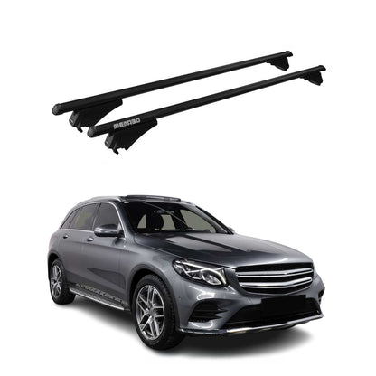 2016-2019 Mercedes GLC Class X253 Roof Rack Cross Bars Black