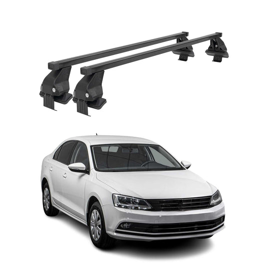 2011-2018 VW Jetta A6 Roof Rack Cross Bars Black