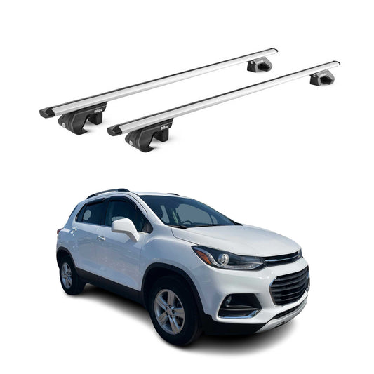 2013-2022 Chevrolet Trax Roof Rack Cross Bars Silver Luggage Carrier 2 Pcs