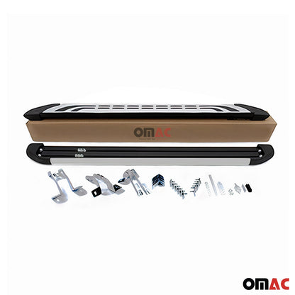 1997-2005 Mercedes M ML Class W163 Running Boards Side Steps Silver