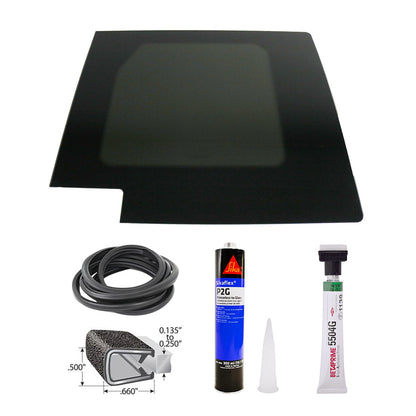 OMAC Window Glass Fit Kit For Ram Promaster 2014-2024 Rear Left Side L3 Long FTSET1-2523405L3-1RSFL