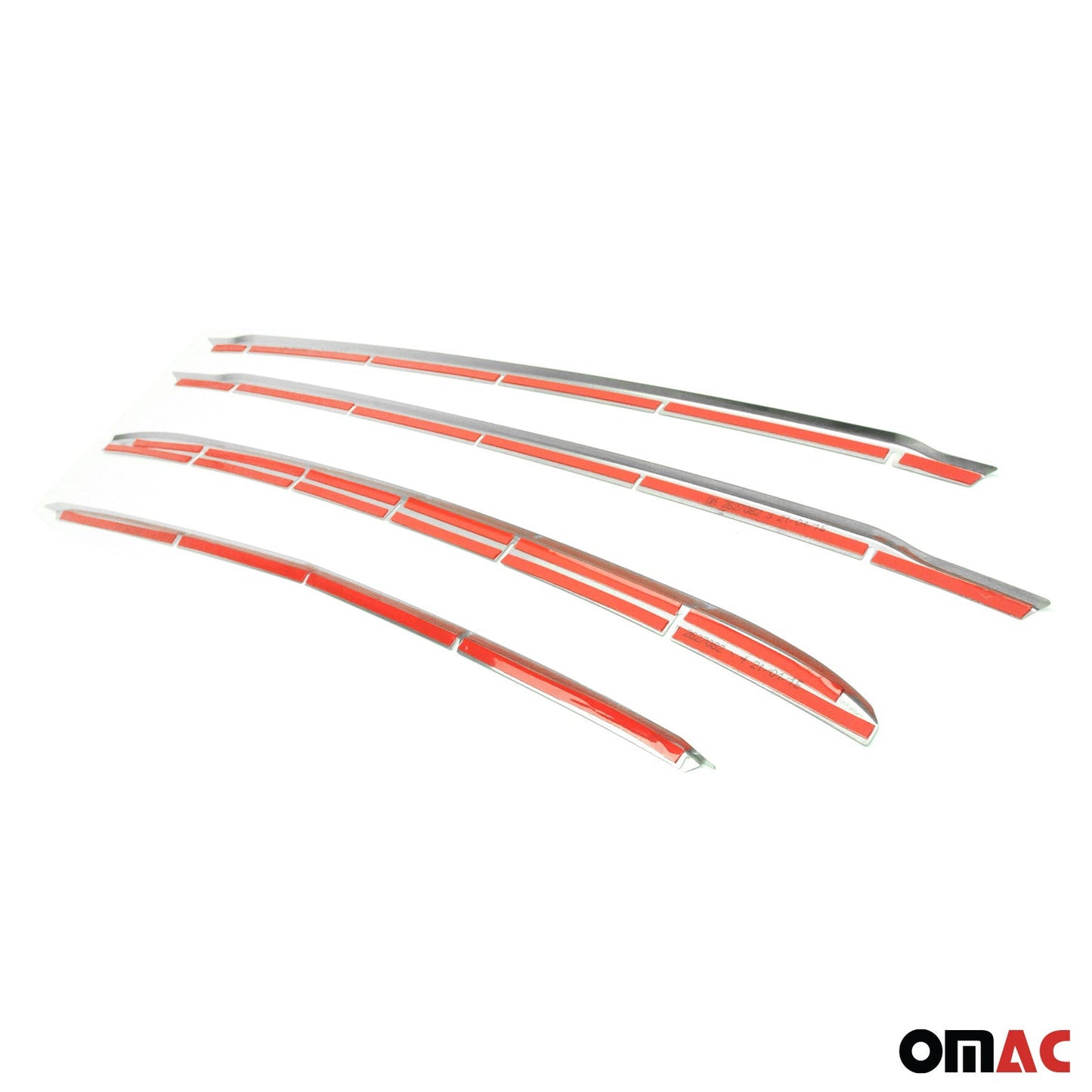 2014-2019 Ford Transit Connect Front Bumper Trim Molding Stainless Steel Silver 4 Pcs