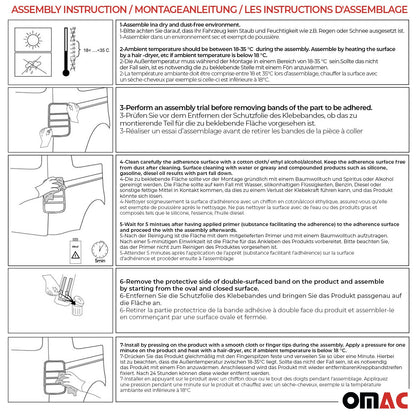 2015-2018 Jeep Renegade Rear Reflector Lamp Rim Frame Brushed Dark Steel