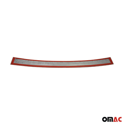 OMAC Rear Bumper Sill Cover Protector Guard for Fiat 500X 2016-2023 Brushed Steel 2541093T