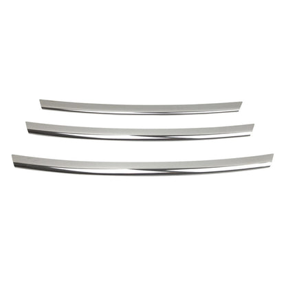 2012-2017 Hyundai Veloster Front Bumper Grill Trim Molding Stainless Steel Silver 3Pcs
