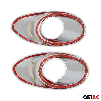 OMAC Fits Chevrolet Sonic 2012-2021 Chrome Fog Light Frame Trim Cover 2 Pcs 1601103