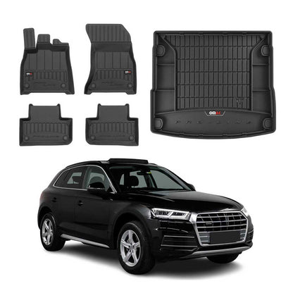 2018-2024 Audi Q5 OMAC Premium Floor Mats + Cargo Liners