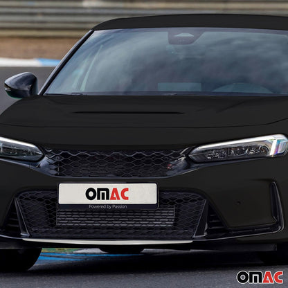 2019-2021 Honda Civic FL Sedan Front Bumper Grill Trim Molding Silver 1Pc Stainless Steel