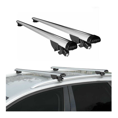 220 Lbs Luggage Roof Rack Cross Bars for Audi A4 Wagon 2009-2016 Gray 2Pcs