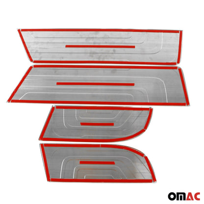 OMAC Door Sill Scuff Plate Scratch for Mercedes Sprinter W907 910 2019-2024 Gloss 4x 4745094NL