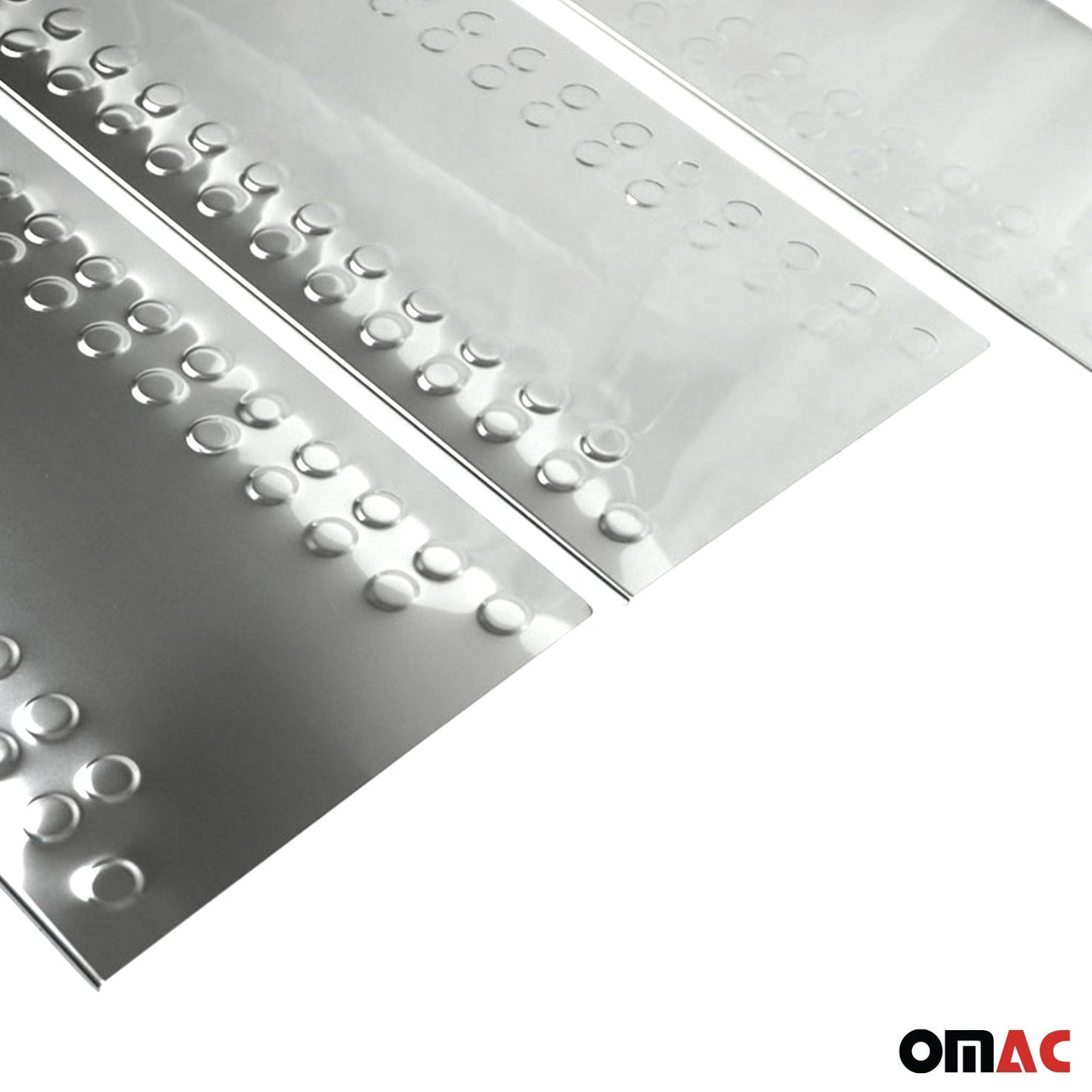 OMAC Door Sill Scuff Plate Scratch Protector for Dodge Sprinter 2003-2008 Steel 3x 4722091N