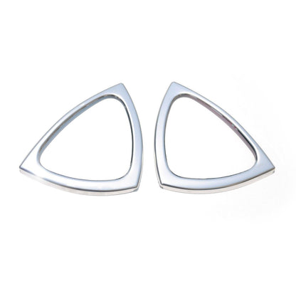 OMAC Car Door Handle Cover Protector for Smart ForTwo 1998-2007 Steel Chrome 2 Pcs '4750050