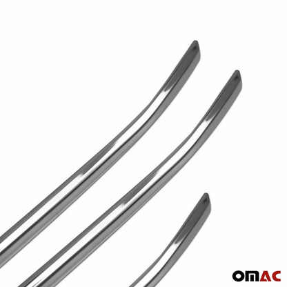 OMAC Front Bumper Grill Trim Molding for Ford Transit 2021-2024 Steel Silver 4 Pcs 2626081F