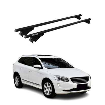 2014-2017 Volvo XC60 Roof Rack Cross Bars Black