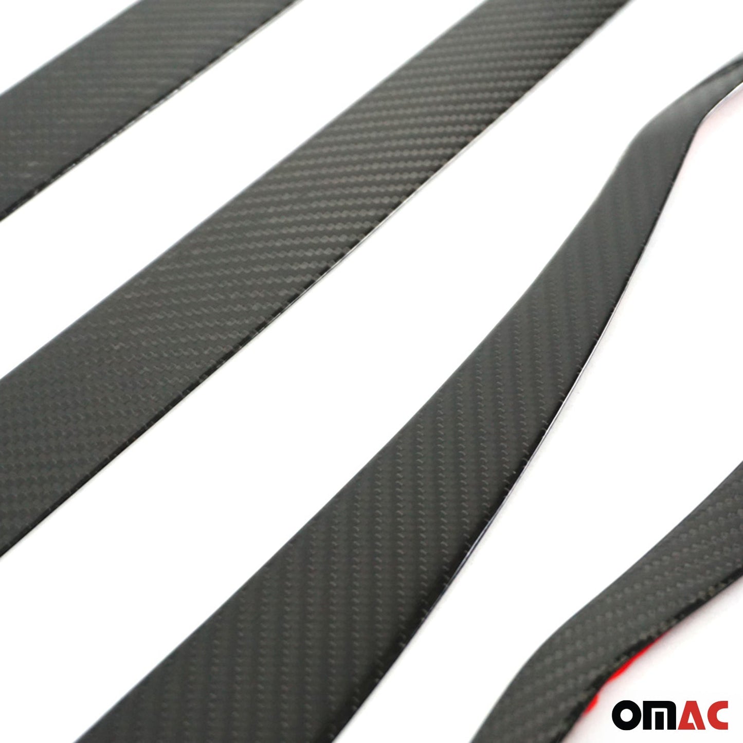 2015-2024 Jeep Renegade Side Door Molding Trim Skirt Garnish Carbon Fiber 4x