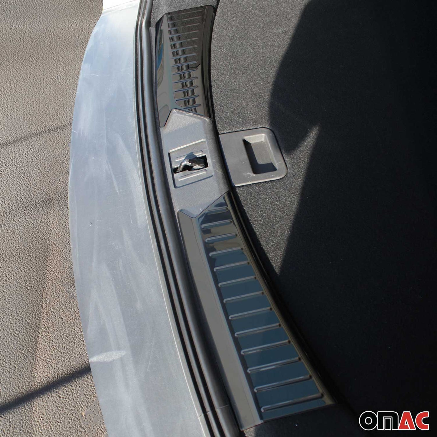 2013-2016 Ford Escape Trunk Sill Cover Bumper Guard Protector Stainless Steel Dark