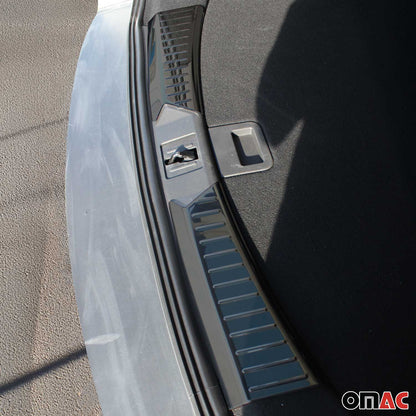 2013-2016 Ford Escape Trunk Sill Cover Bumper Guard Protector Stainless Steel Dark