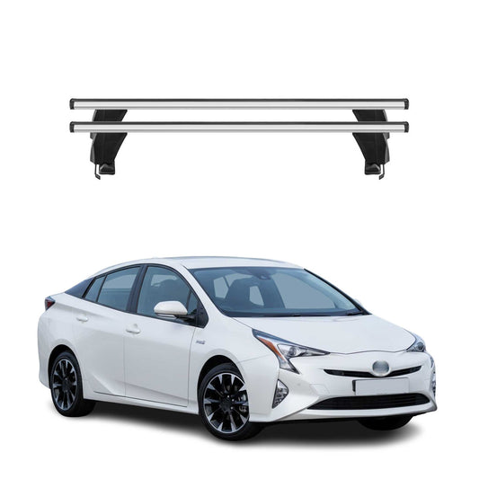 2016-2018 Toyota Prius Roof Rack Cross Bars Silver