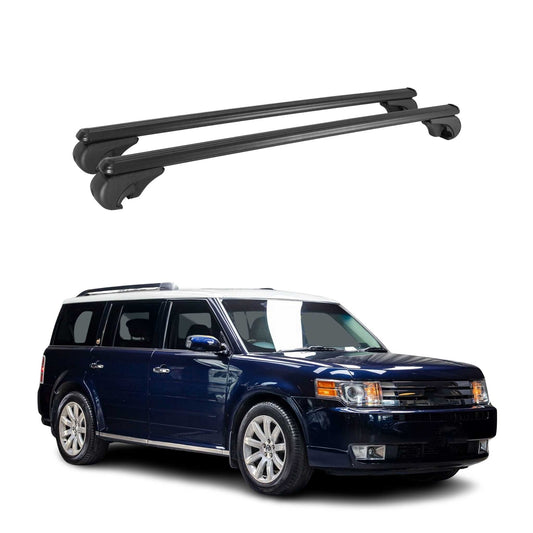 2009-2019 Ford Flex Roof Rack Cross Bars Black