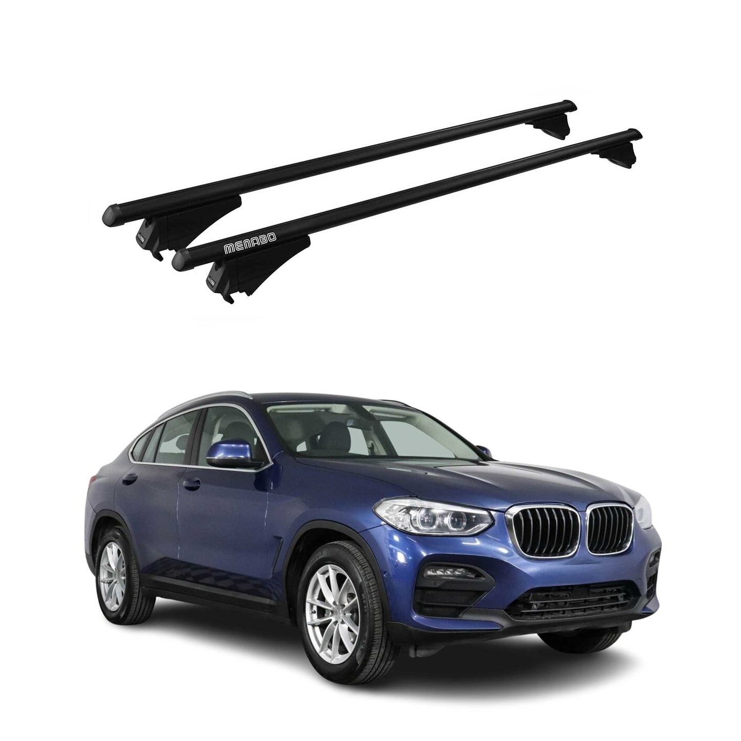 2019-2025 BMW X4 G02 Roof Rack Cross Bars Black