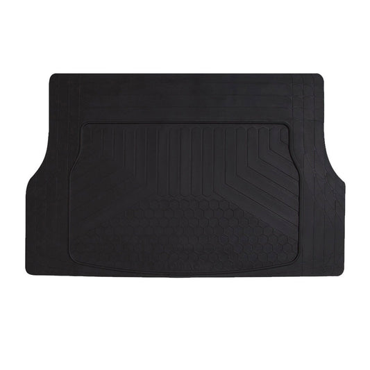 OMAC All Weather Rubber Trunk Cargo Liner Floor Mats Black for Cars 96PF251-8
