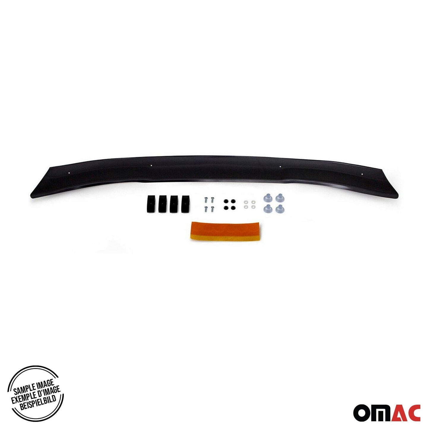 OMAC Front Bug Shield Hood Deflector Guard for Kia Seltos 2021-2024 Black Smoke 4035204