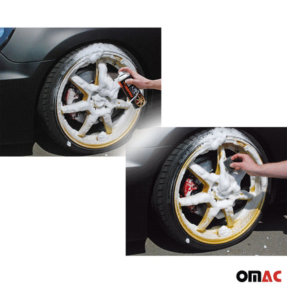 OMAC Foliatec Wheel Rim Spray Film Cleaner Powerful Foam 13.5 Oz 96FT2100