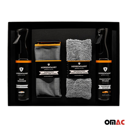 OMAC Interior Essentials Dashboard Detailing Glass Cleaner Car Care Sets Gift Box HFBOX003