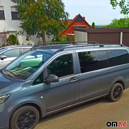 2014-2023 Ford Transit Connect SWB Roof Rack Rails Side Rails Black