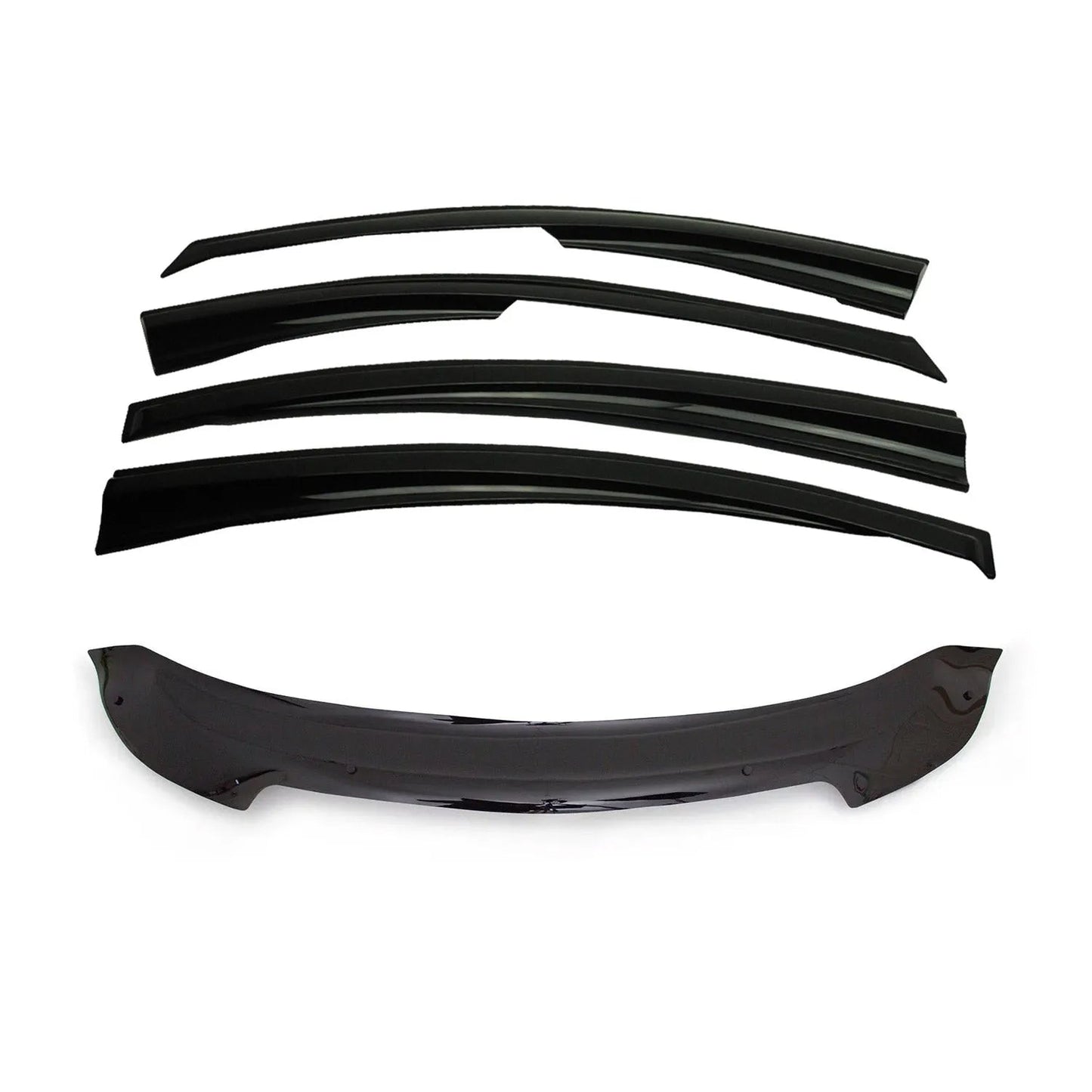 2011-2015 Chevrolet Cruze Set Bug Shield Hood Deflector & Window Visor