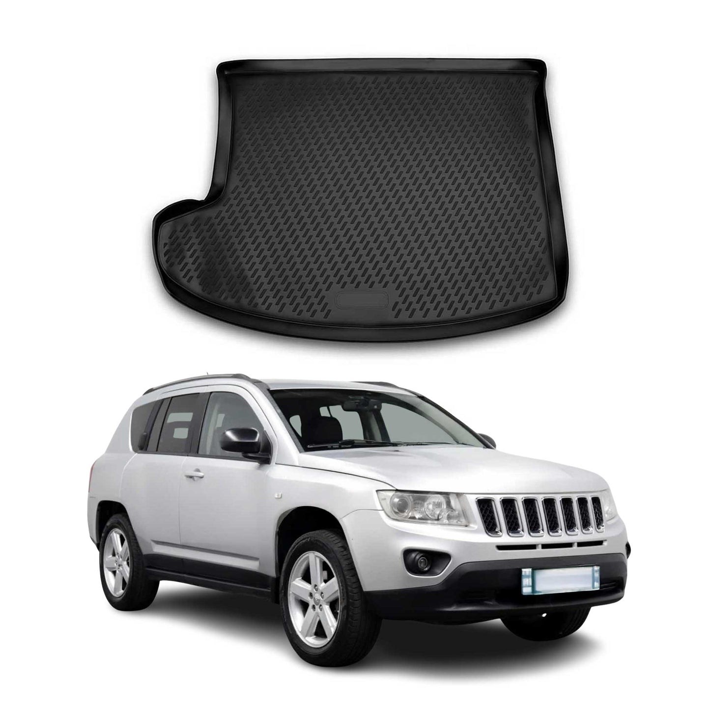 2007-2017 Jeep Compass Cargo Liner Trunk Mat All Weather Black
