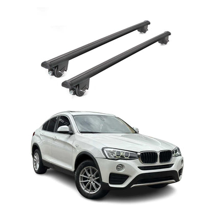 2015-2018 BMW X4 F26 Roof Rack Cross Bars Black