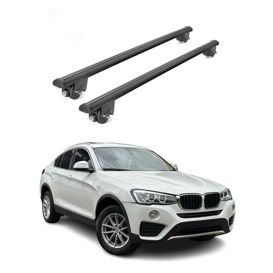 2015-2018 BMW X4 F26 Roof Rack Cross Bars Black