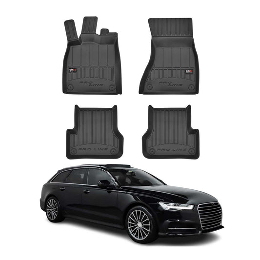 2012-2018 Audi A6 Sedan Allroad Premium Floor Mats Liners Full Set All Weather Heavy Duty