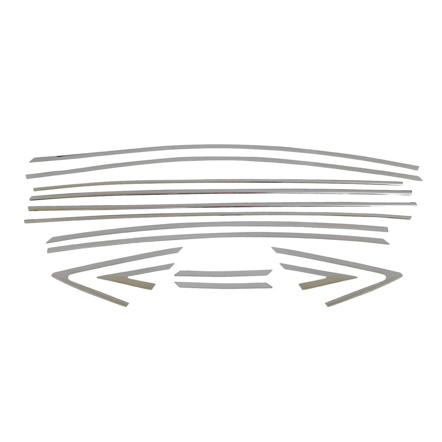 2012-2017 Hyundai Accent Sedan Window Molding Trim Streamer Stainless Steel