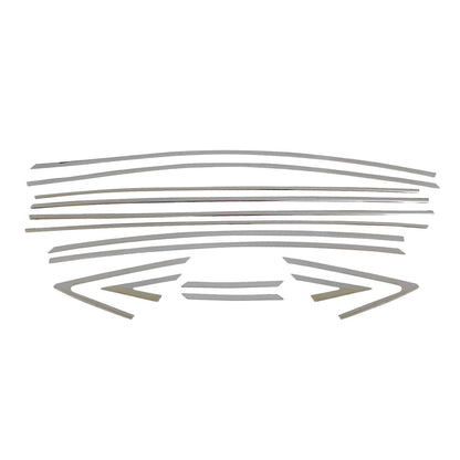 2012-2017 Hyundai Accent Sedan Window Molding Trim Streamer Stainless Steel