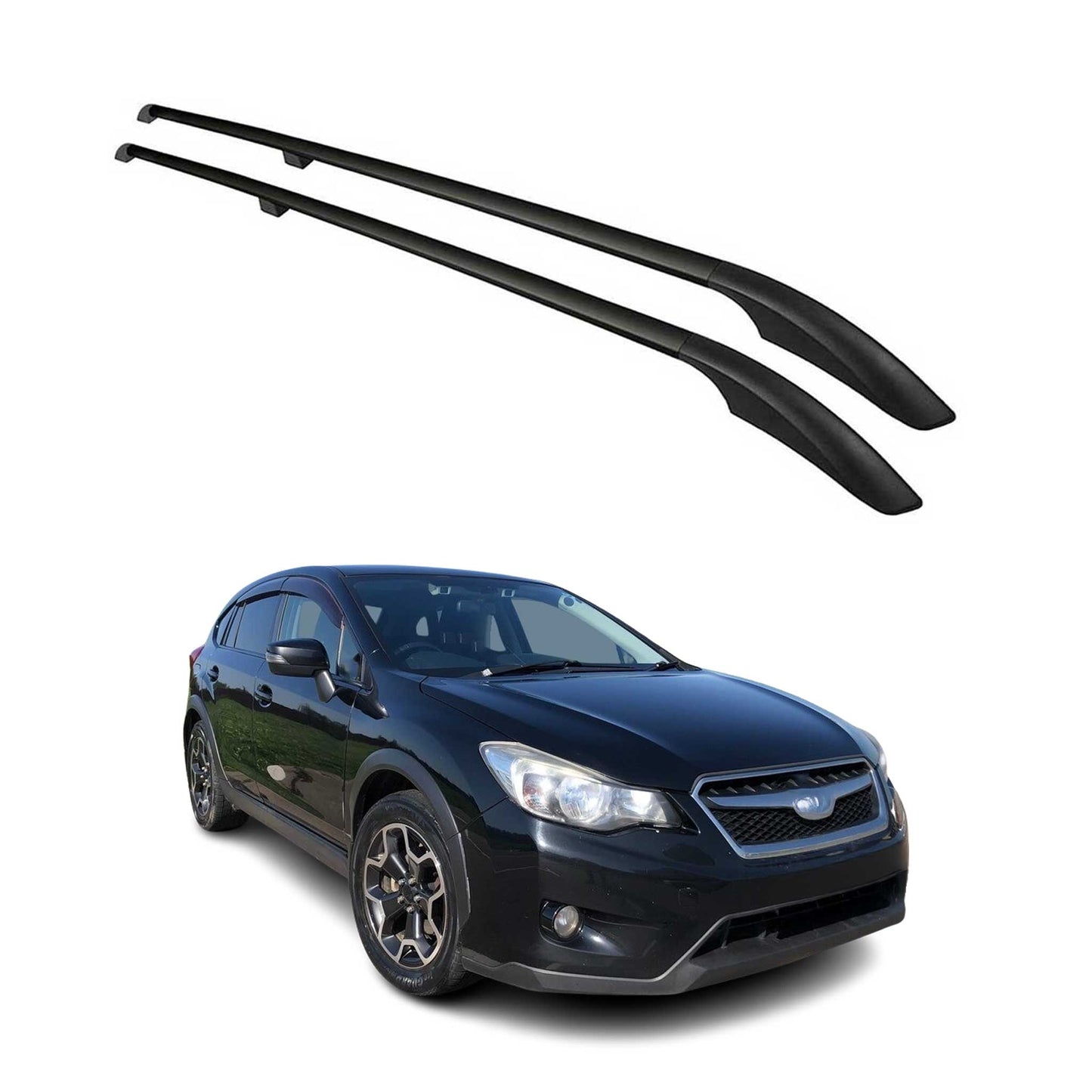 2013-2017 Subaru Crosstrek Roof Rack Rails Side Rails Black