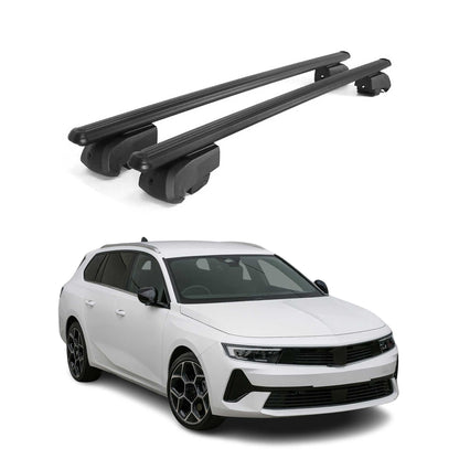 2021-2024 Opel Astra L Sports Tourer Roof Rack Cross Bars Black