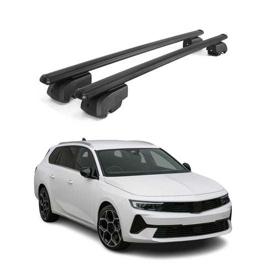 2021-2024 Opel Astra L Sports Tourer Roof Rack Cross Bars Black